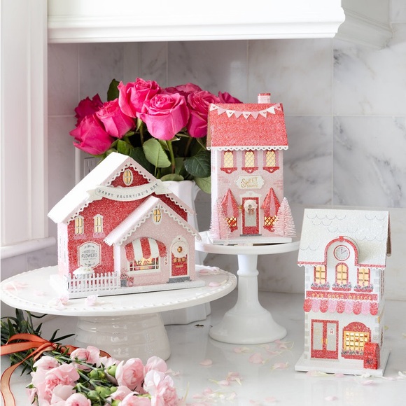My Minds Eye Valentine’s Villages! In Stock, ready to ship! SWEETS SHOPPE! - Picture 5 of 7